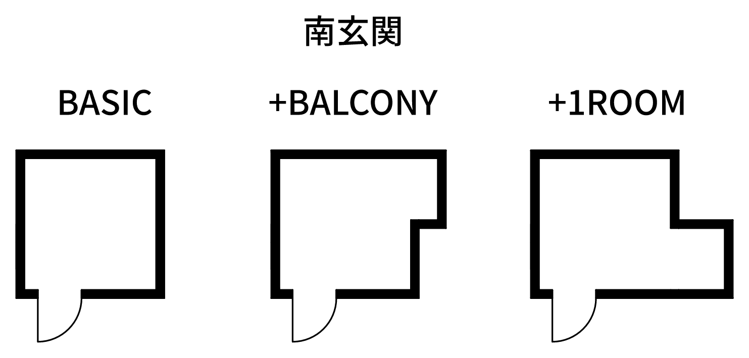 南玄関